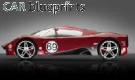 Ferrari  Coupe blueprint