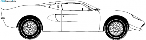 1971 Fiberfab Avenger Coupe blueprint