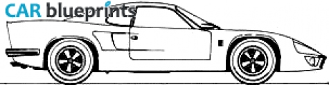 1969 Fiberfab FT Bonito Coupe blueprint