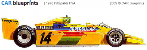 1978 Fittipaldi F5A F1 OW blueprint