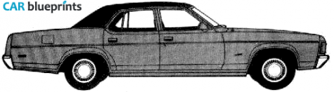 1978 Ford Fairlane 500 Sedan blueprint