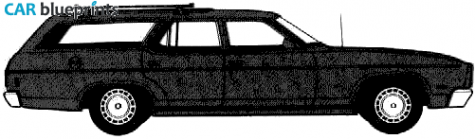 1978 Ford Fairmont Wagon blueprint