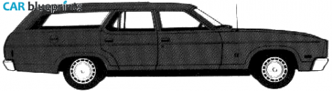 1978 Ford Falcon 500 Wagon blueprint