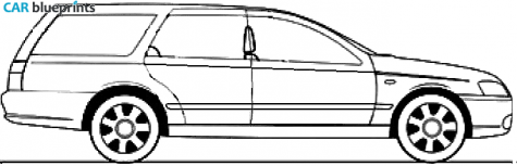 1998 Ford Falcon Station Wagon blueprint