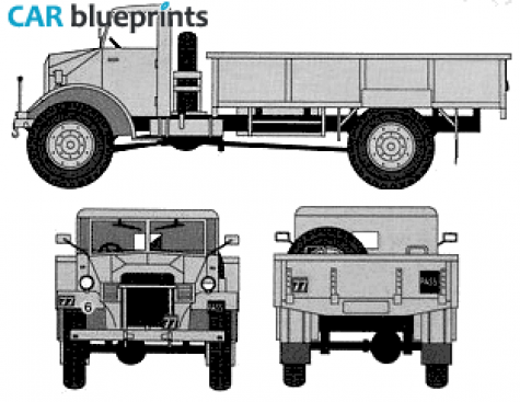 1941 Ford CMP-60L Truck blueprint