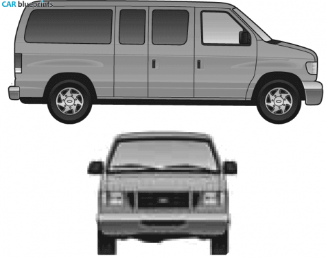 2007 Ford E-Series Bus blueprint