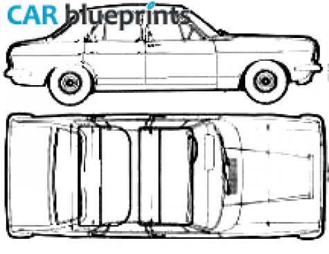 1969 Ford Zephyr Sedan blueprint