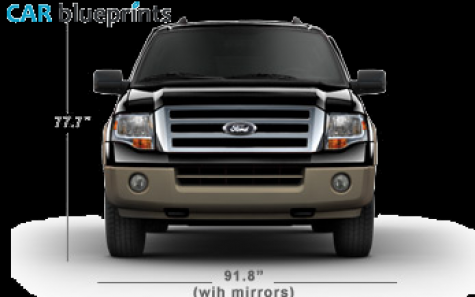 2011 Ford Expedition SUV blueprint