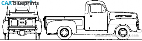 1948 Ford F-1 Pick-up blueprint