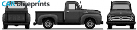 1953 Ford F-100 Pick-up blueprint