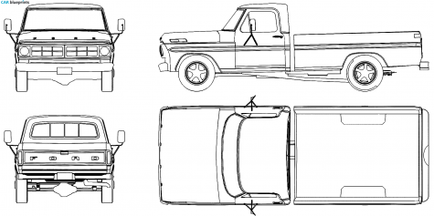 1978 Ford F-150 Pick-up blueprint