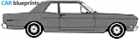 1968 Ford Falcon Club Coupe blueprint