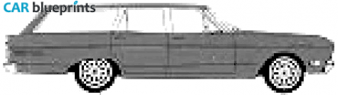 1968 Ford Falcon Futura Station Wagon blueprint