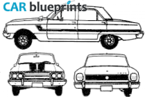 1973 Ford Falcon Spirit Sedan blueprint