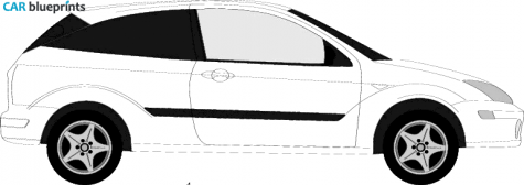 2005 Ford Focus 3-door Hatchback blueprint