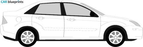 2005 Ford Focus Sedan blueprint