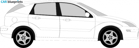 2005 Ford Focus 5-door Hatchback blueprint