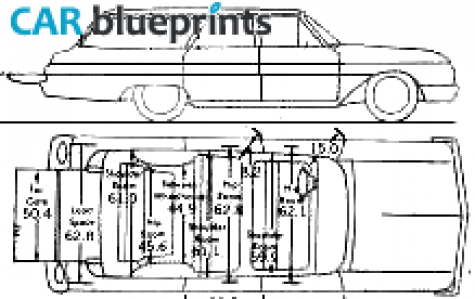 1962 Ford Galaxie Wagon blueprint