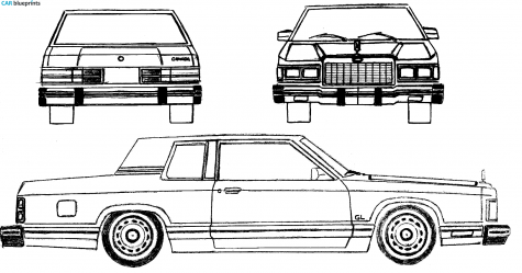 1981 Ford Granda Coupe blueprint