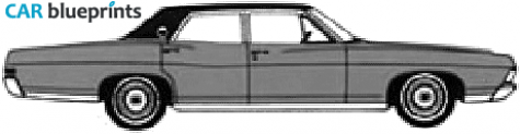 1968 Ford LTD Sedan blueprint