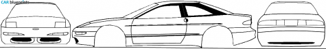 1994 Ford Probe Coupe blueprint