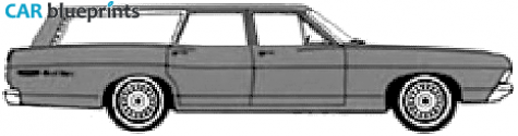 1968 Ford Ranch Wagon blueprint