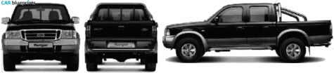 2006 Ford Ranger Pick-up blueprint