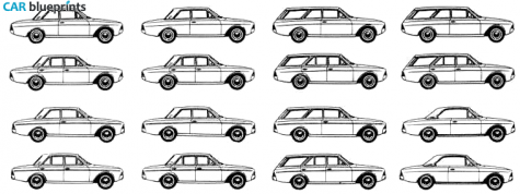 1966 Ford Taunus Coupe blueprint