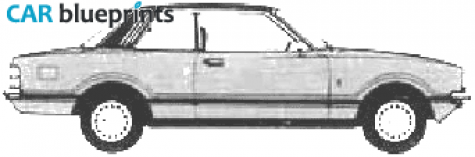 1978 Ford Taunus Ghia 2-door Sedan blueprint