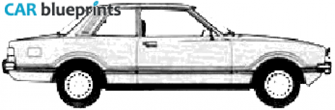 1978 Ford Taunus S 2-door Sedan blueprint