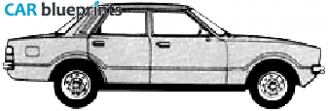 1978 Ford Taunus L Sedan blueprint