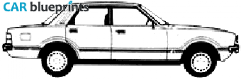 1978 Ford Taunus S Sedan blueprint