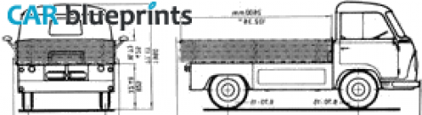 1964 Ford Taunus FK Pick-up blueprint