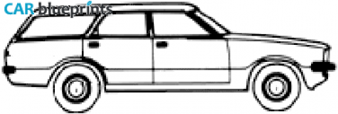 1978 Ford Taunus Kombi Wagon blueprint