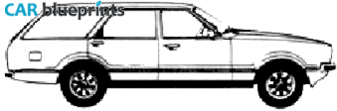 1978 Ford Taunus Kombi GL Wagon blueprint