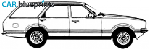 1978 Ford Taunus Kombi L Wagon blueprint