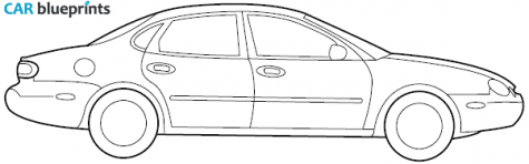 2003 Ford Taunus Sedan blueprint