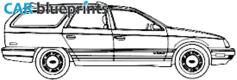 1987 Ford Taurus Wagon blueprint