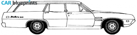 1970 Ford Torino Station Wagon blueprint