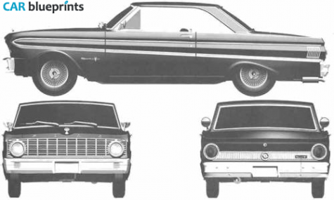 1964 Ford Falcon Sprint Hardtop Coupe blueprint