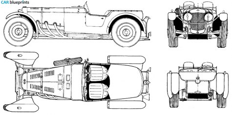 1932 Frazer-Nash TT Replica Roadster blueprint