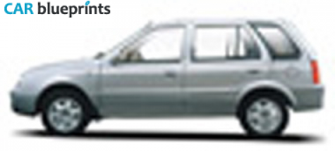 2009 Geely MK-2 Wagon blueprint