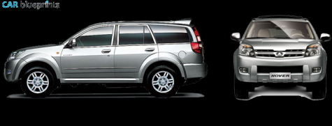 2005 Great Wall Hover SUV blueprint