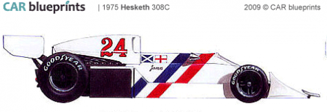 1975 Hesketh 308C F1 OW blueprint