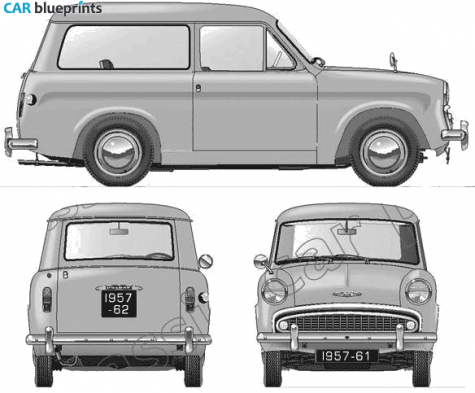 1958 Hillman Husky S1 Wagon blueprint