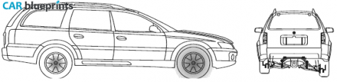 2006 Holden Adventra Wagon blueprint