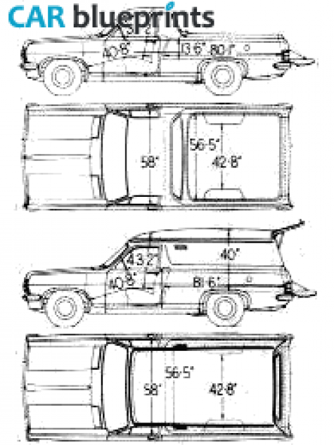 1971 Holden HR Commercial Pick-up blueprint