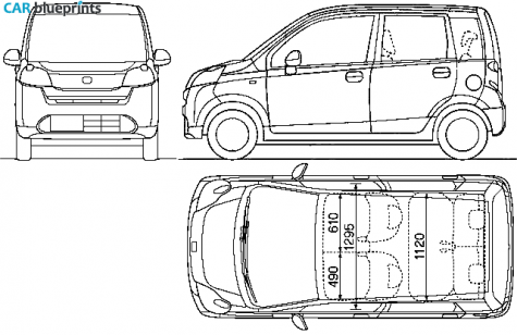 2009 Honda Life V Hatchback blueprint