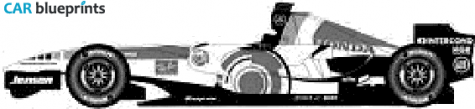 2006 Honda RA106 F1 OW blueprint