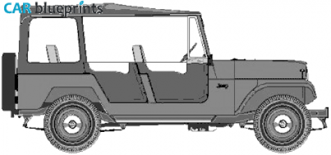 IKA Jeep 101 Bernadaro SUV blueprint